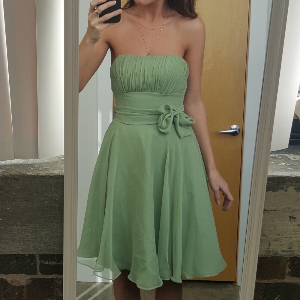 Strapless Formal Full Skirt Swing Sweetheart Dress - Picture 2 of 7